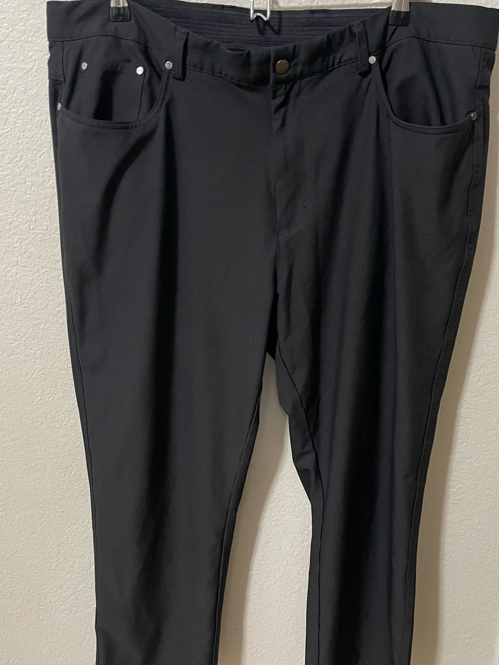 Greg Norman Collection Black Stretch Performance Pants